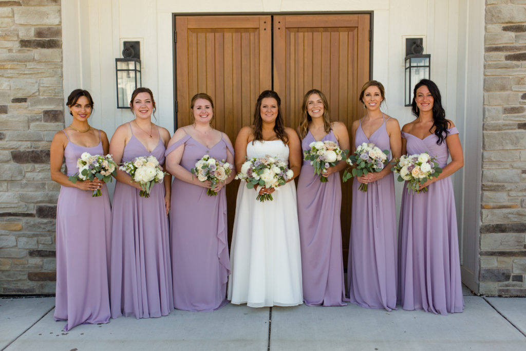 bridesmaids purple 