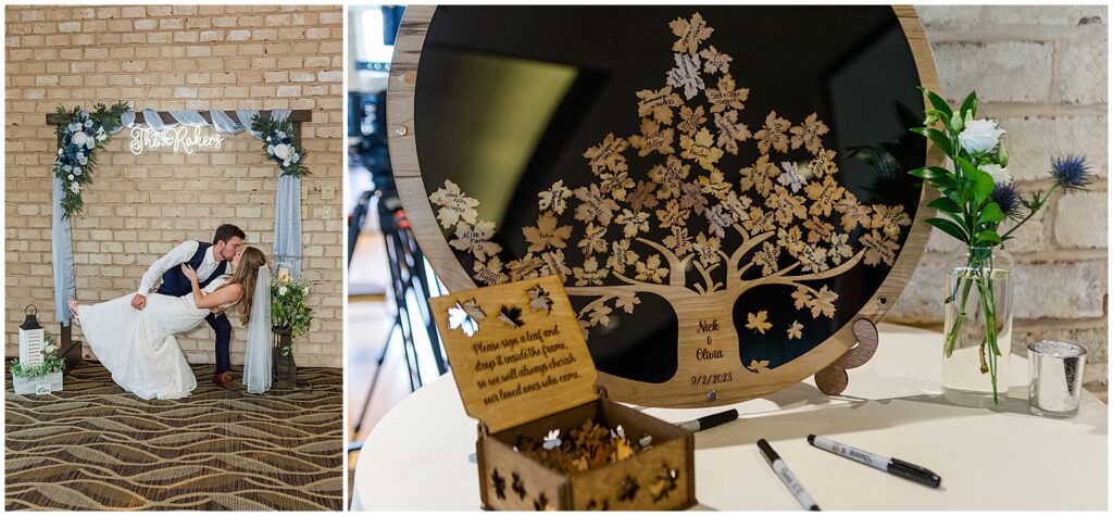 guest book tree frame 